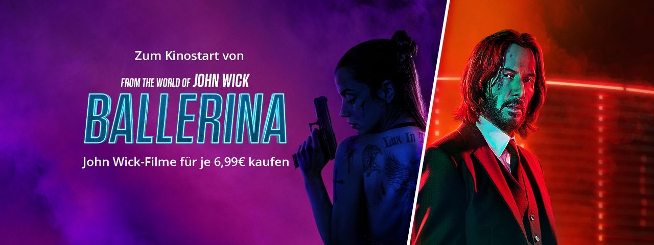 John Wick - Kapitel 1-4 jetzt bei uns für je 6,99€ kaufen Hintergrund von John Wick - Kapitel 1-4 jetzt bei uns für je 6,99€ kaufen