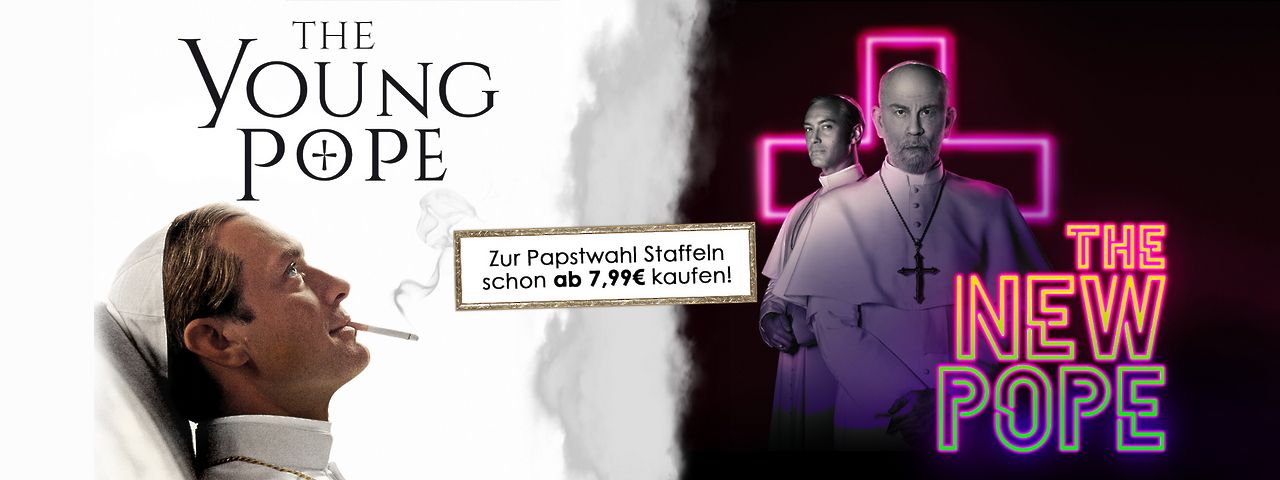 The Young Pope & The New Pope - Staffeln jetzt ab 7,99€ kaufen Hintergrund von The Young Pope & The New Pope - Staffeln jetzt ab 7,99€ kaufen
