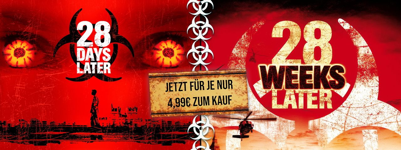 28 Years Later-Kinostart - bisherige Filme für je 4,99€ kaufen Hintergrund von 28 Years Later-Kinostart - bisherige Filme für je 4,99€ kaufen