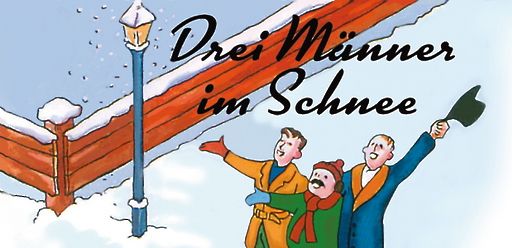 Drei Männer im Schnee
