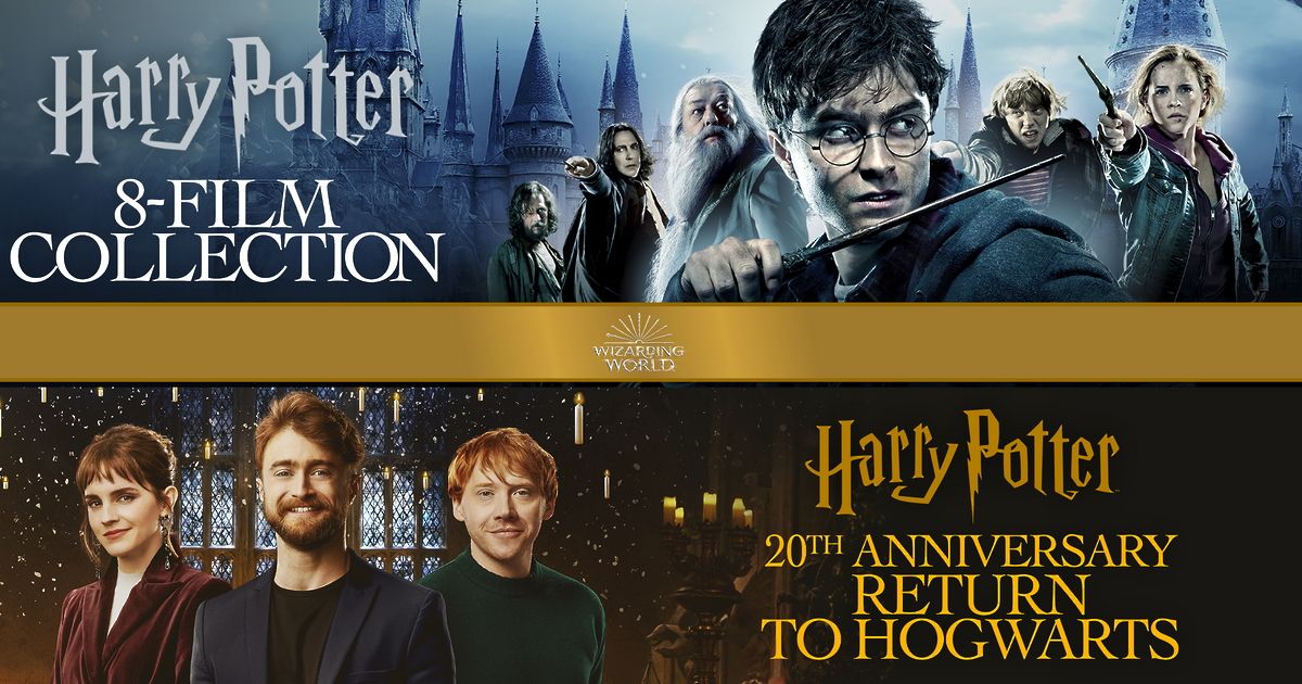 Harry Potter 8-Film Collection + Harry Potter 20th Anniversary: Return