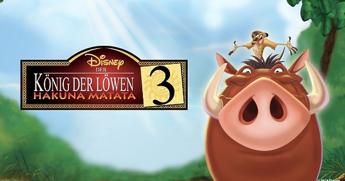 König Der Löwen 3 Hakuna Matata Ganzer Film Deutsch store.maxdome.at
